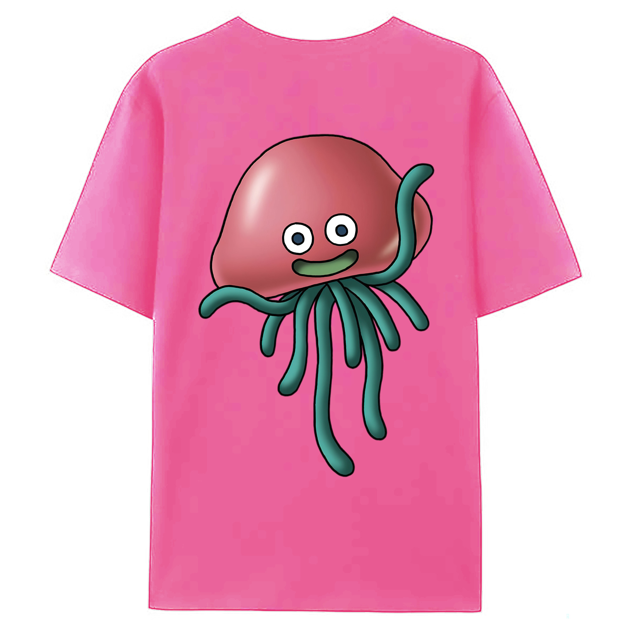（画像用） ドラゴンクエスト Doragon Kuesuto Dragon Quest レディース半袖Tシャツ(バックプリント)